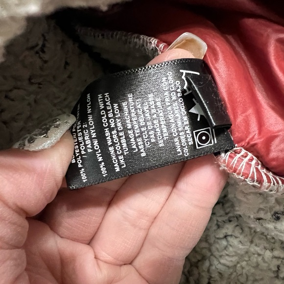 Kuhl Tan Teddy Bear Fleece Zip Up Jacket with Zip Pockets and Hood Size Medium - Picture 6 of 8